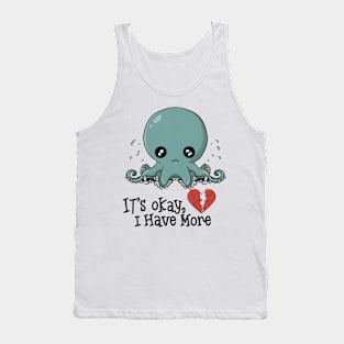 Broken heart octopus - They have 3 hearts Tank Top